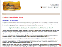 Tablet Screenshot of cedarslabsigns.com
